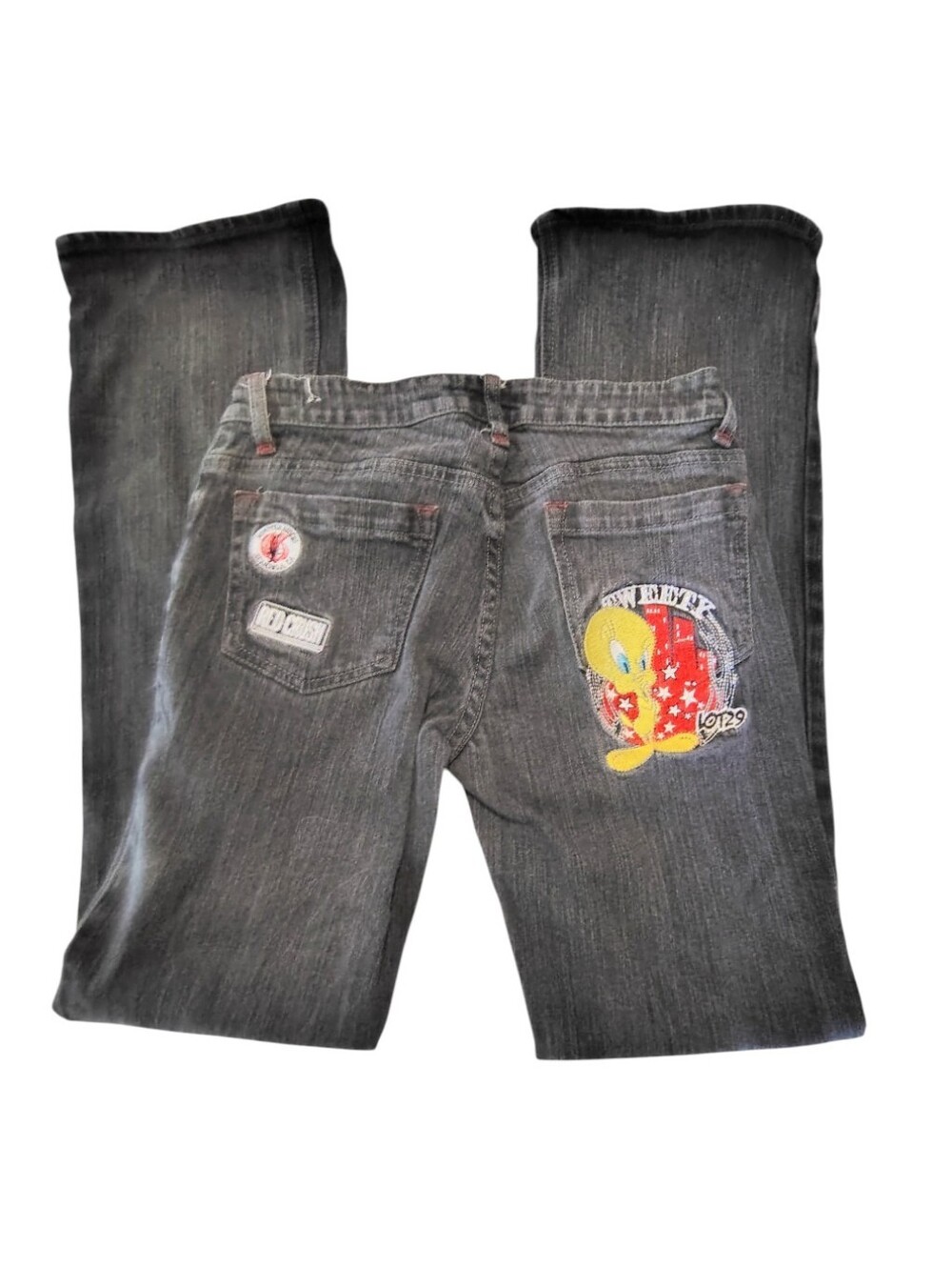 Vintage Lot 29 Premiumwear Tweety Looney Tunes Dark Denim Jeans Size 26